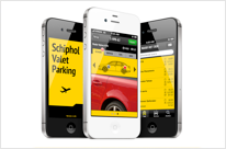 Schiphol valet parking app