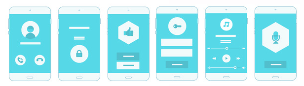 App wireframes