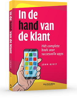 In de hand van de klant