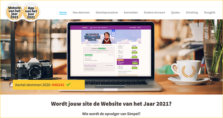 Website van het Jaar 2017-2021